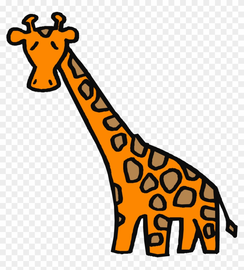 Giraffe Cartoon Clip Art - Giraffe Cartoon Clip Art #779235