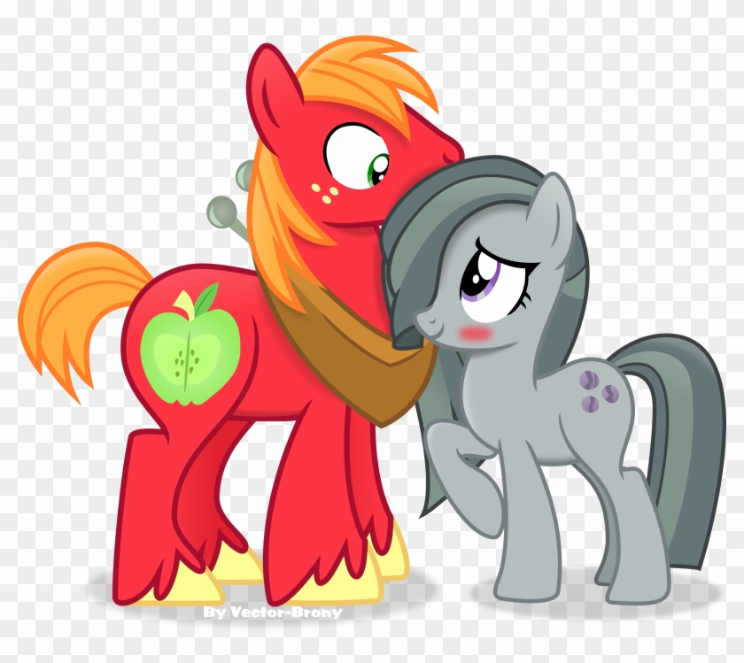 Big Mac And Marble Pie By Vector-brony - Mlp Big Mac And Marble Pie #779209