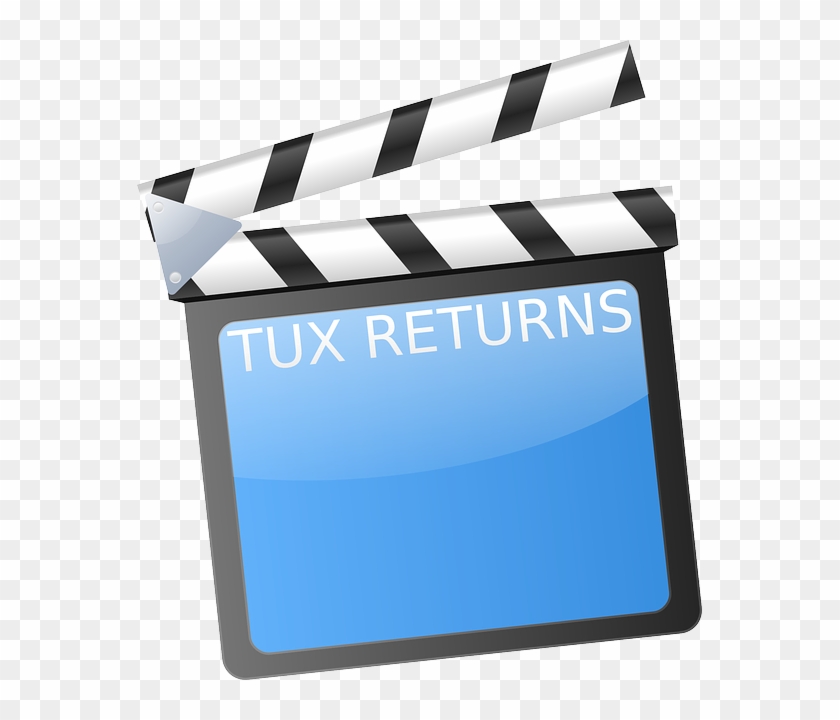 Clapboard, Clapperboard, Movies, Action - Film Strip Clip Art #779231