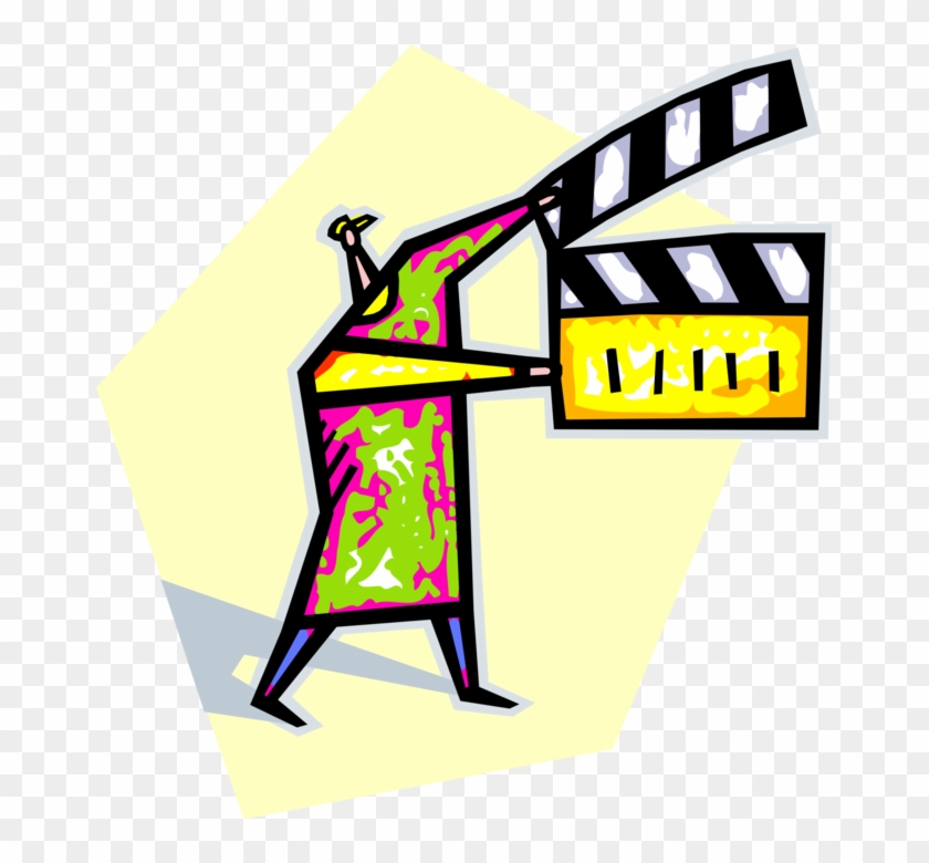 Vector Illustration Of Filmmaking And Video Production - Graphic Design #779307