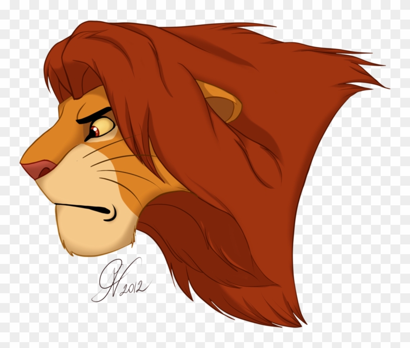 Lion King Love Simba And Nala Download - Adult Simba Side View #779353