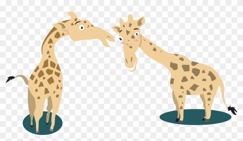 Giraffe Cartoon Vector - Vector Graphics #779392