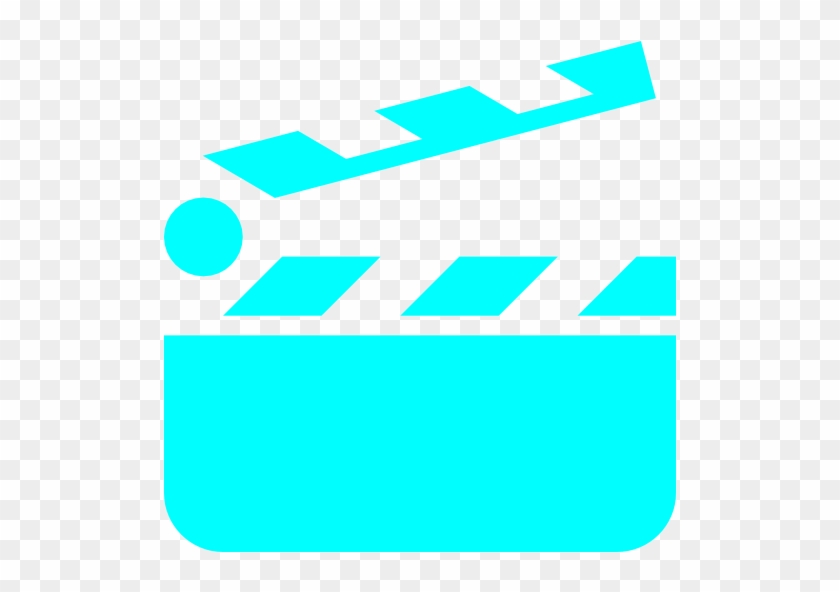 Clapperboard Icon Blue #779385