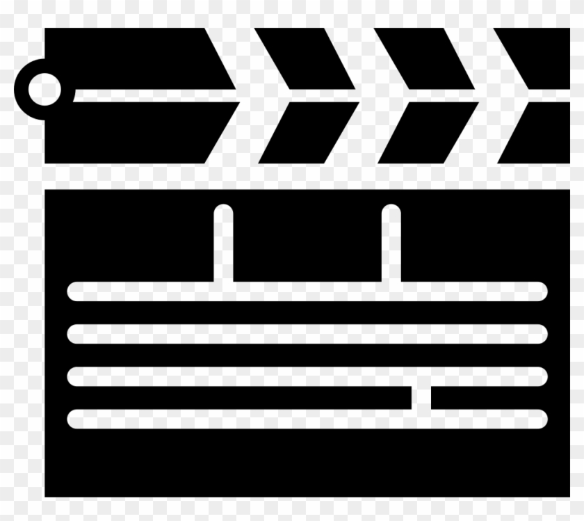 Clapperboard Comments - Logo Cinema Noir Et Blanc #779390