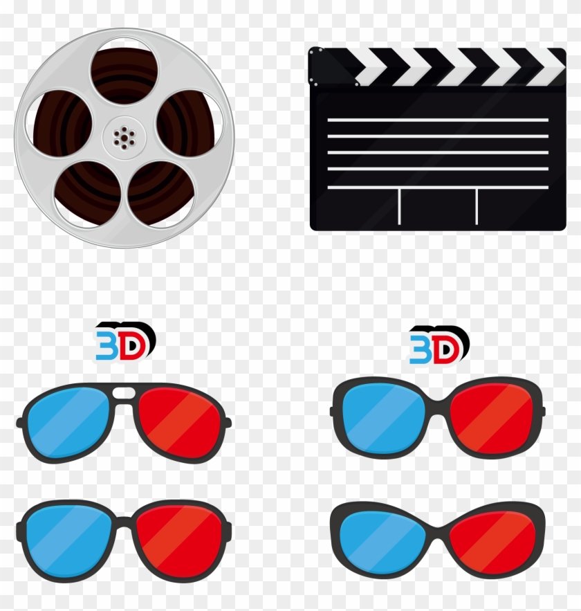 Film Cinema Clapperboard Illustration - Movie Theater #779416