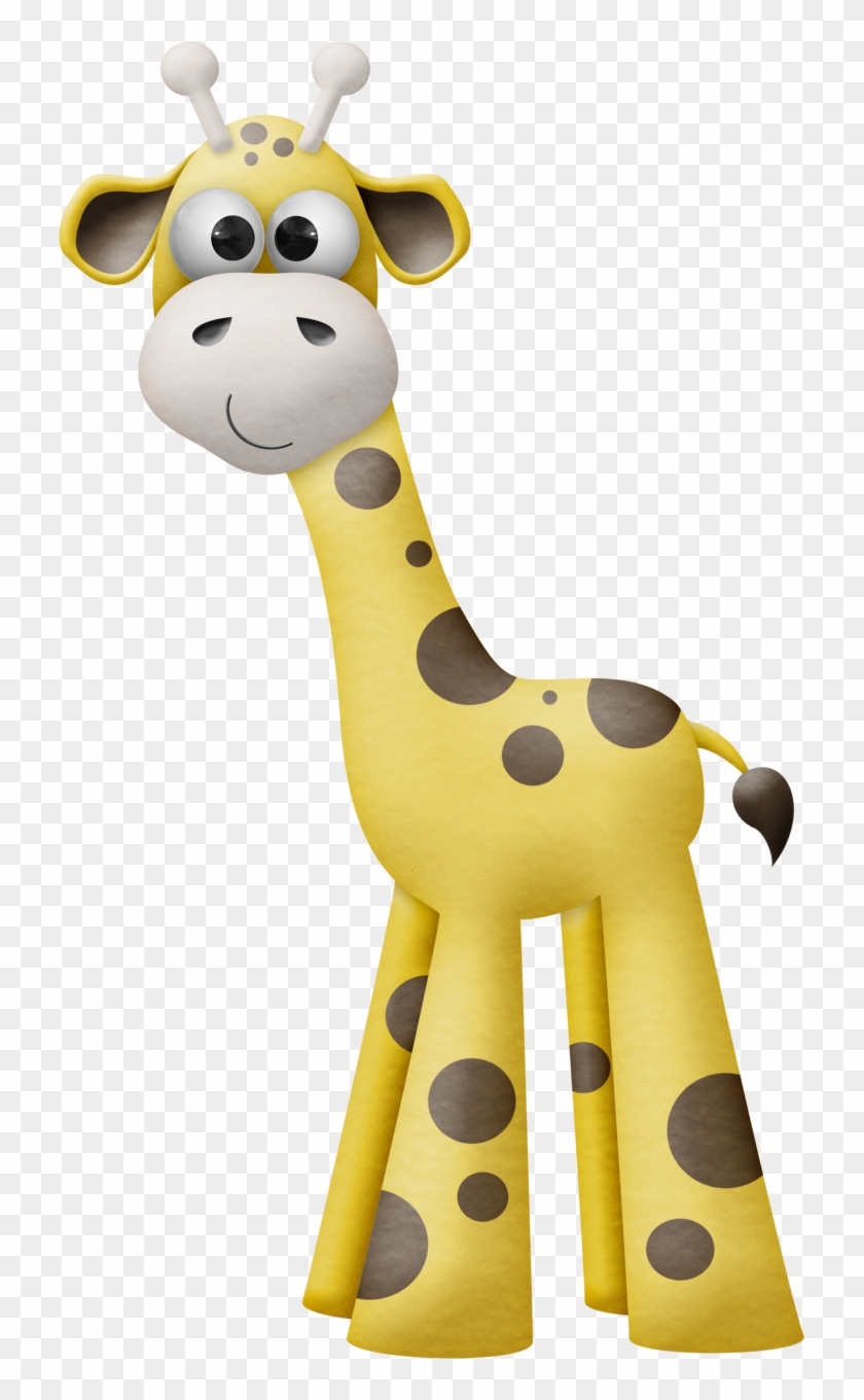 Giraffe - Yellwo And Gray Baby Giraffe Clipart #779444