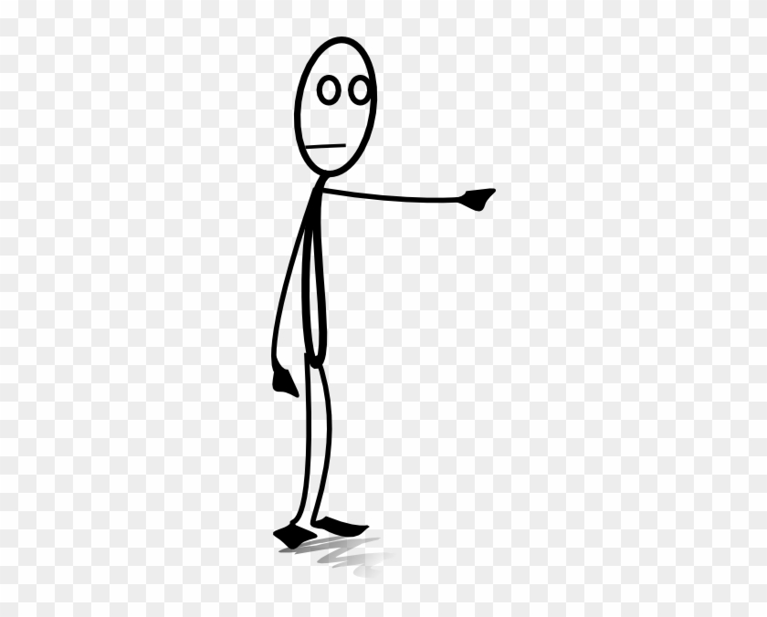 Stick Figure Pointing Fingers #779452
