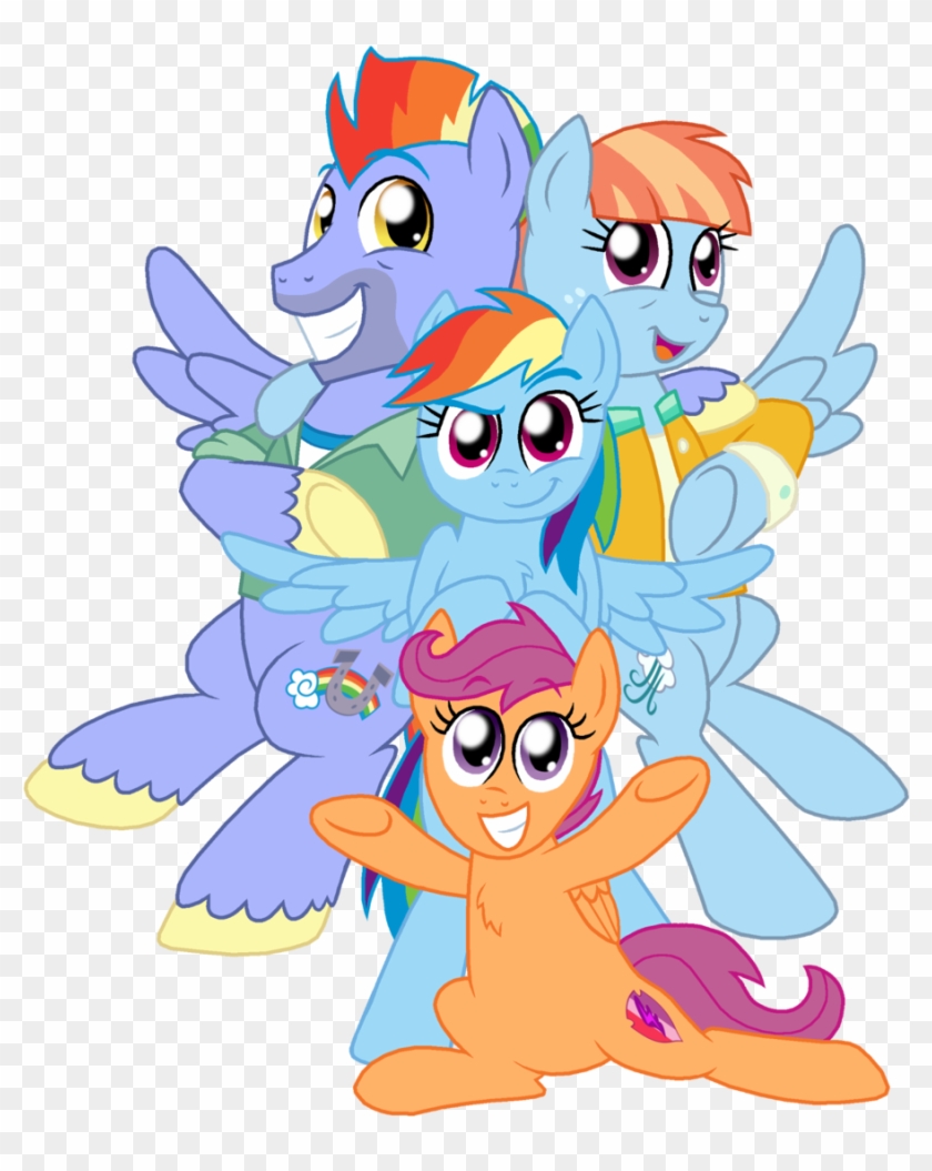 The Dash Family By Crazynutbob The Dash Family By Crazynutbob - Rainbow Dash #779534