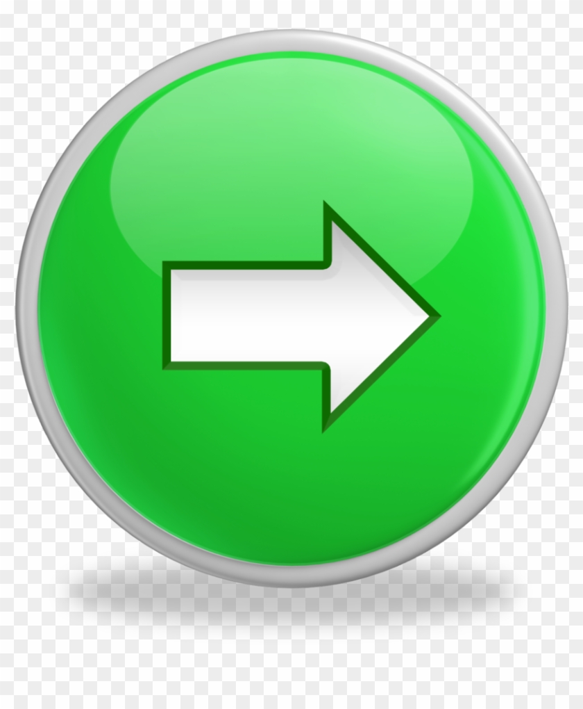 Home Icon Transparent Green Download - Green Arrow Button Next #779692