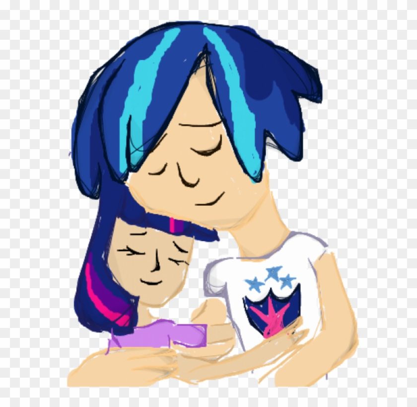 Twilight And Shining Armor Hug - Comics #779735