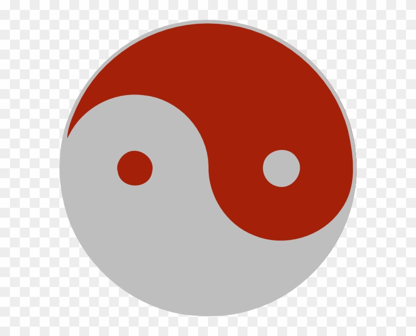 Red Yin Yang Clipart #779835