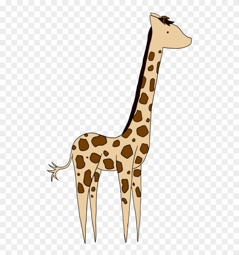Simple Giraffe By Emibrus1 - Tall Taller Tallest Giraffe Clipart #779939