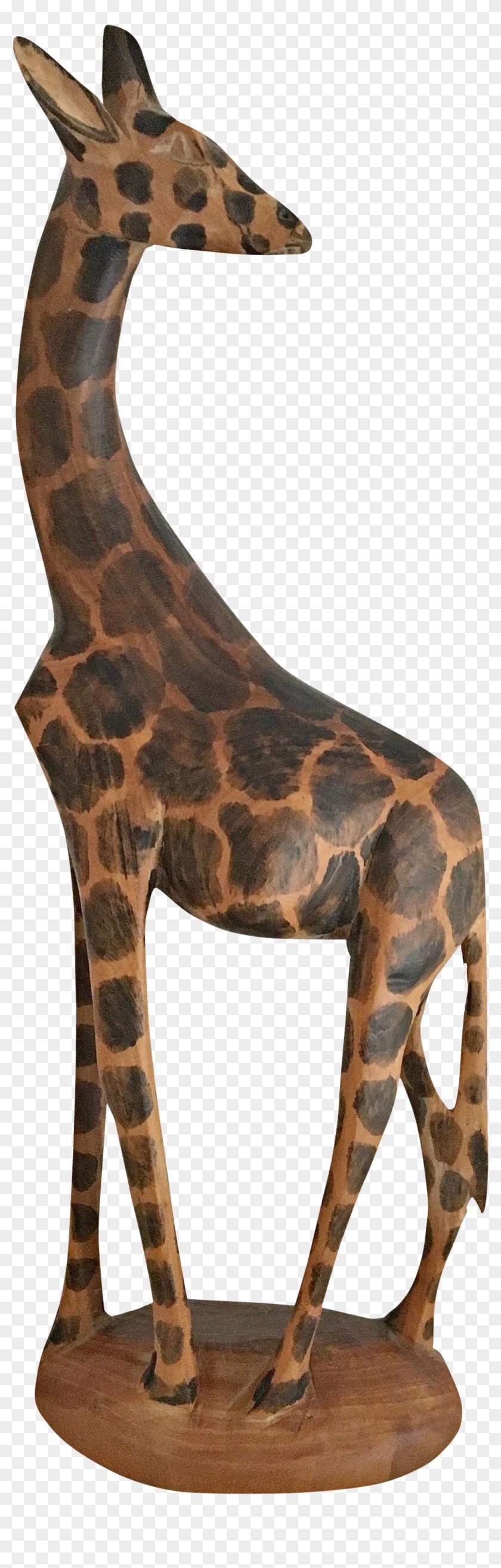 Wooden African Giraffe Figurine On Chairish - Giraffe #780020
