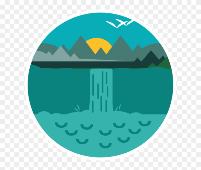 Healthier Planet - Waterfalls Icon Png #780406