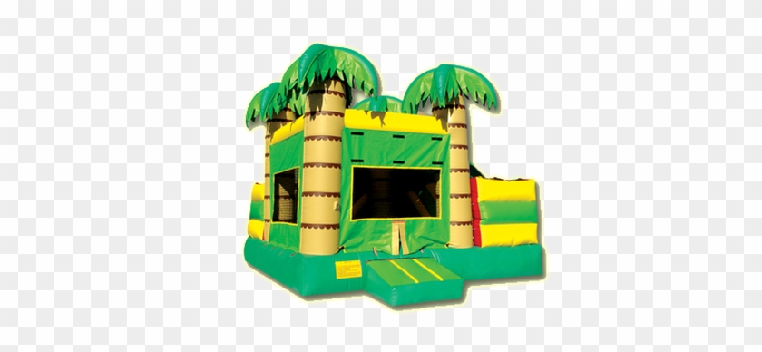Inflatable Tropical Palm Tree Bouncer Combo - Inflatable Castle #780433