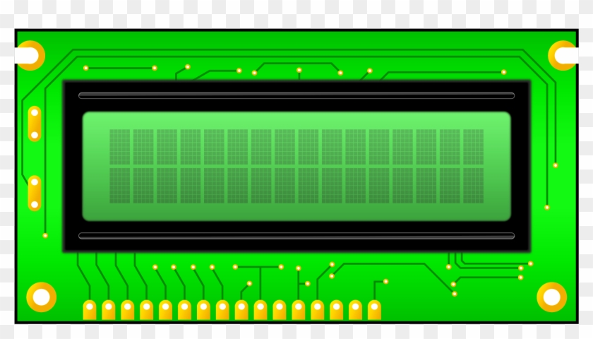 Comely Clipart Lcd Datasheet X Full Size - Lcd Green Png #780464