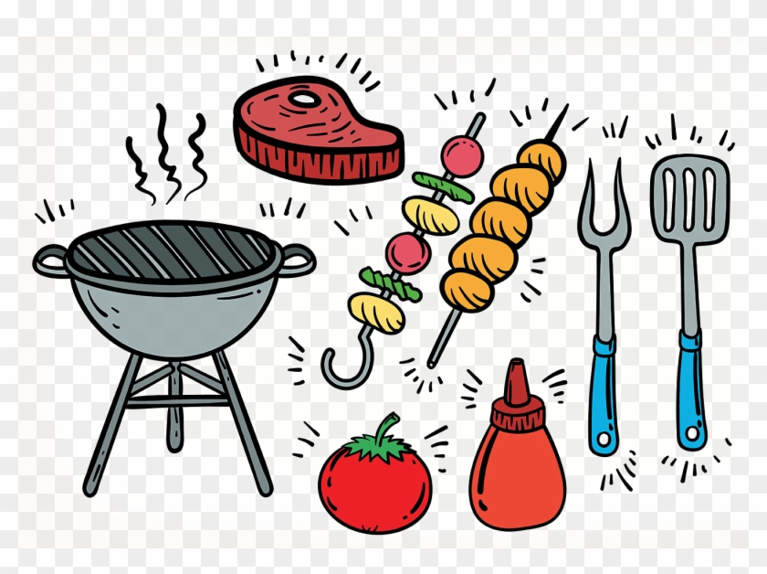 Barbecue Grill Kebab Chuan Grilling - Barbacoa Vector Png #780532