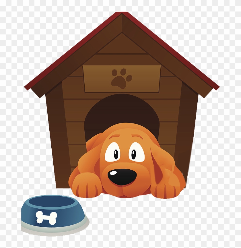 Dog Houses Pet Sitting Kennel Clip Art - Clip Art Dog In A Dog House #780572