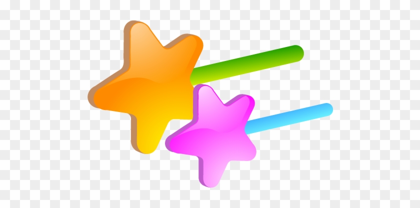 Colored Stars Magic Wand - Magic #780656