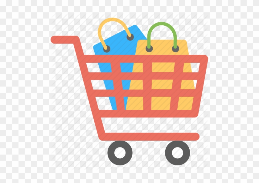 Trolley Clipart Shopping Cart - Shopping Cart Icon Png #780729