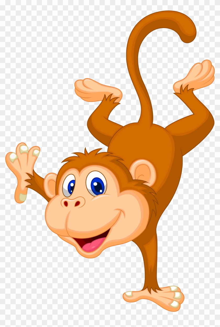 Baby Monkey Cartoon Png - Free Transparent PNG Clipart Images Download