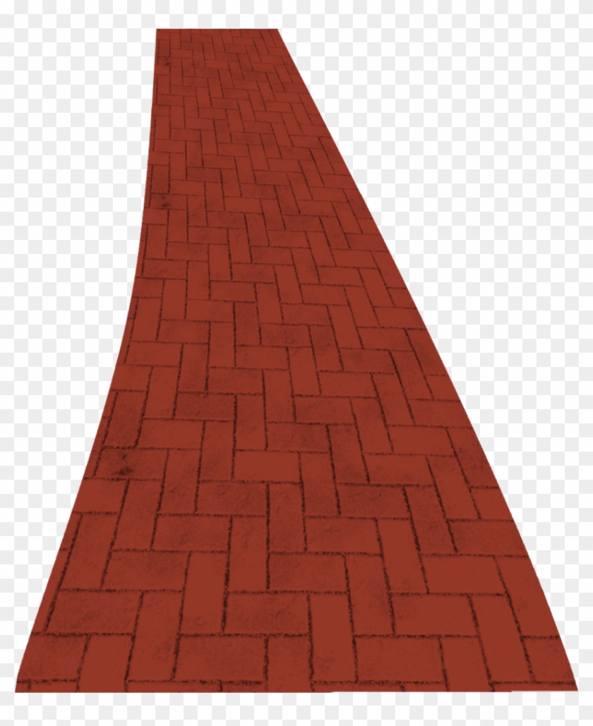 Yellow Brick Road Clipart Black And White - Red Brick Road Clipart #780863