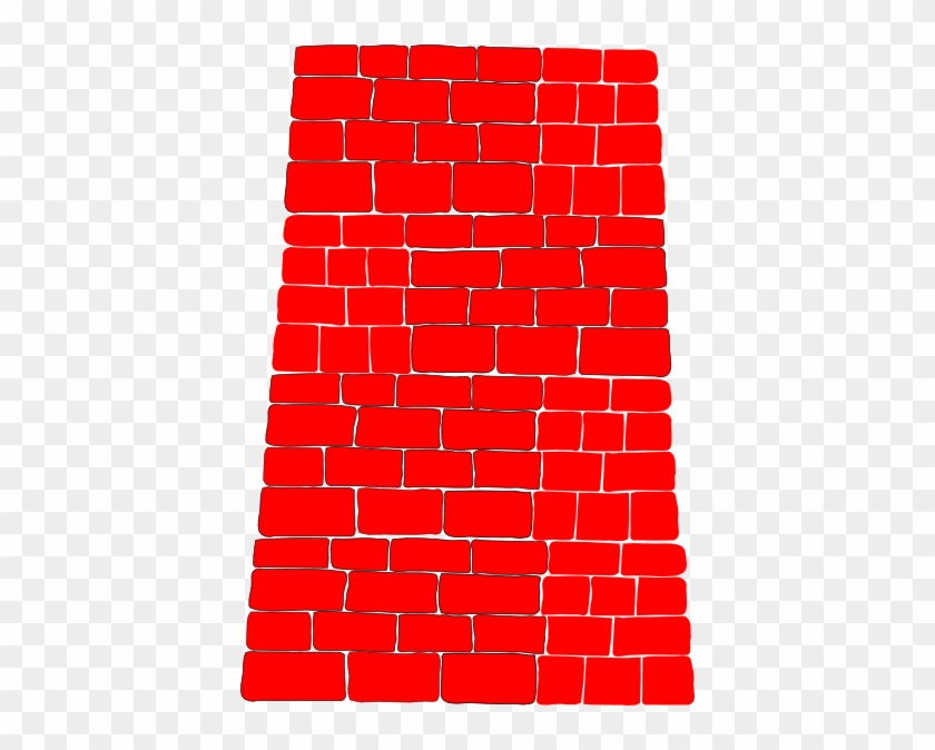 Red Brick Wall Clip Art At Clker - Red Brick Wall Png #780875