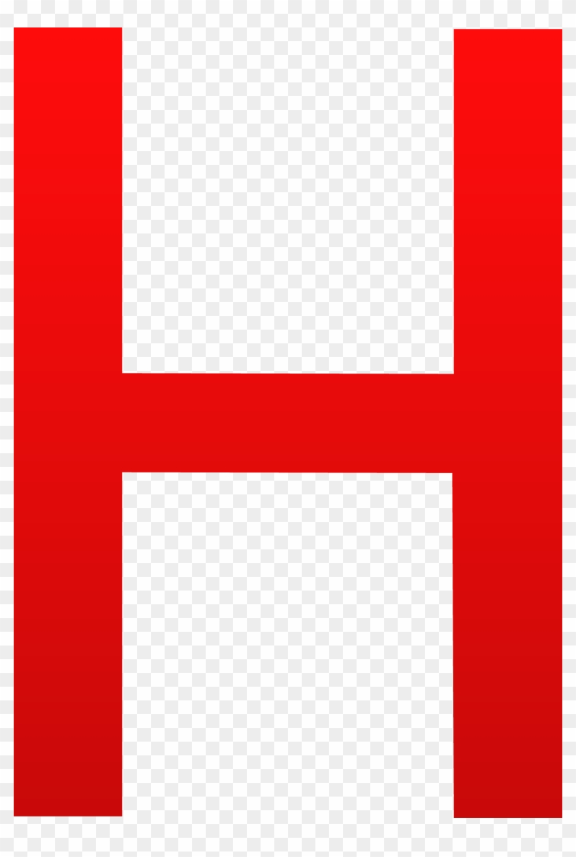 Clip Art For The Letter H, Clip Art Letter H, Clip - Letter H In Red #780885