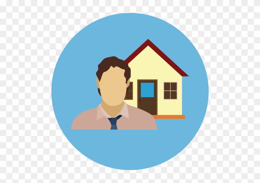Real Estate Agent Icon Transparent Background - Real Estate Agent Icon #781093