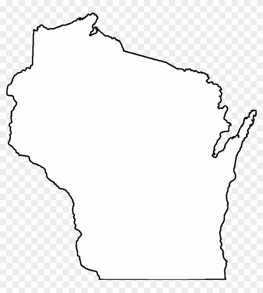 Sketch Drawing Us Map Online Usa Full - Wisconsin Black And White #781111