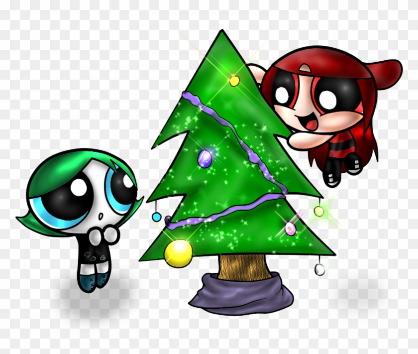 Christmas Tree By *psy-alien9 On Clipart Library - Cartoon #781132