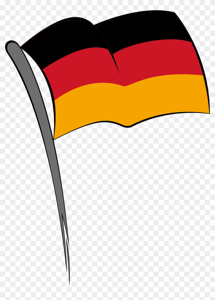 Germany, Flag Germany Black Red Yellow Striped Euro - Free Clipart German Flag Transparent #781181