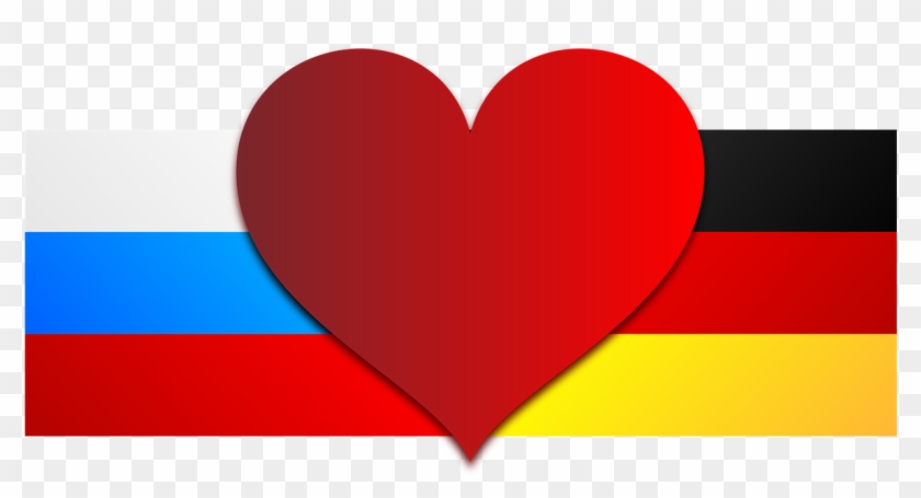 Germany, Russia, Germany, Flag, Love, Heart - Russia Germany #781186