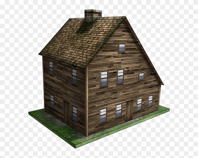 Saltbox House - Log Cabin #781249
