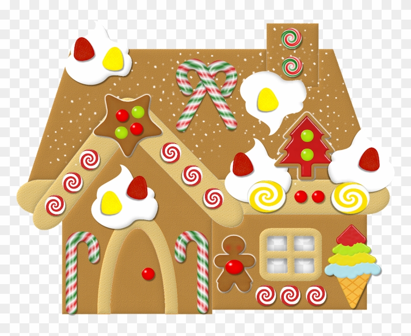 Gingerbread House * - Gingerbread House Christmas Clipart #781293