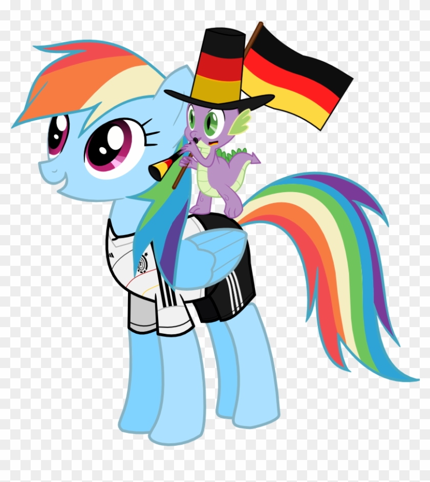 Female, Flag, Football, Germany, Hat, Mare, Pegasus, - Rainbow Dash #781346