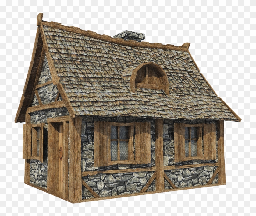 Medieval Hut A 2, Png By Fumar Porros - House Png Hd #781348