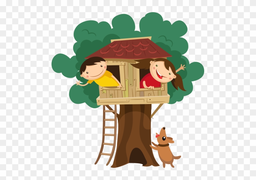 Show Us Your Art-itude - Playing In The Tree House Clipart #781371