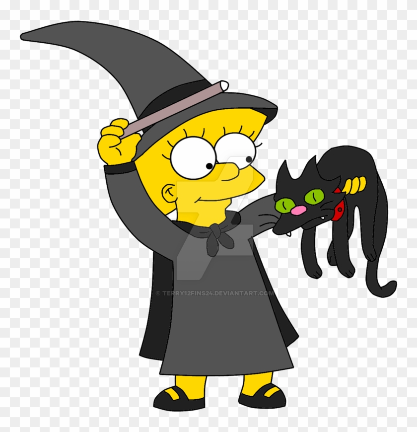Terry12fins24 17 5 Lisa The Witch - Los Simpsons Halloween Homer #781431