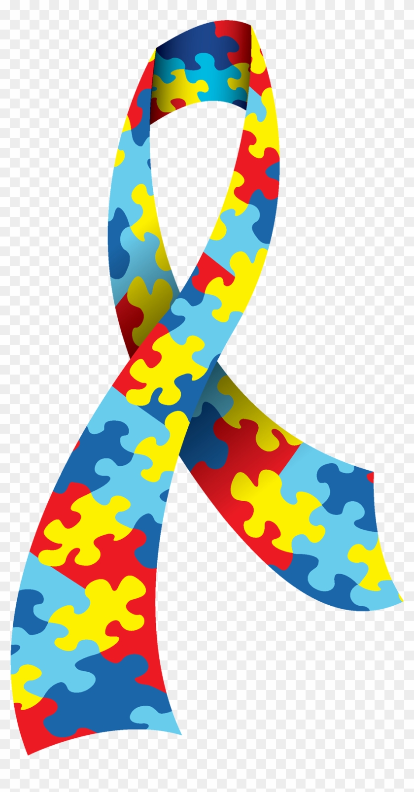 Autism Awareness Ribbon Vector #781441