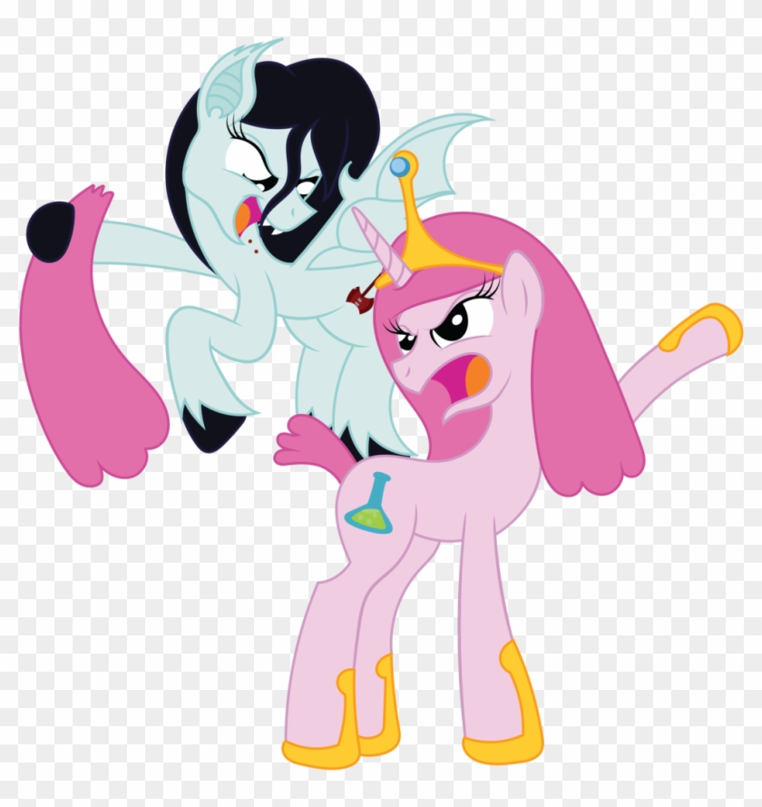 Marceline And Bubblegum Pony By T-3000 - Adventure Time Marceline And Bubblegum Fan Art #781583