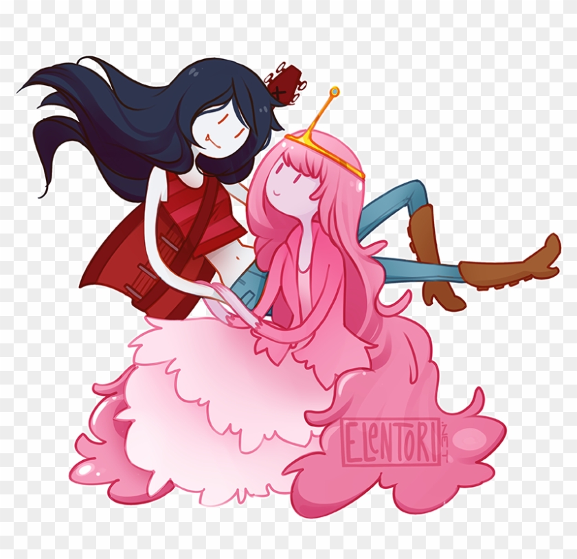 Adventure Time Princessesprincess Bubblegumdrawing - Bubbline Chiffontop #781593