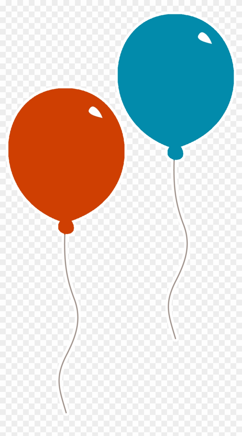 Balloon Red Blue Clip Art - Red And Blue Balloons #781610