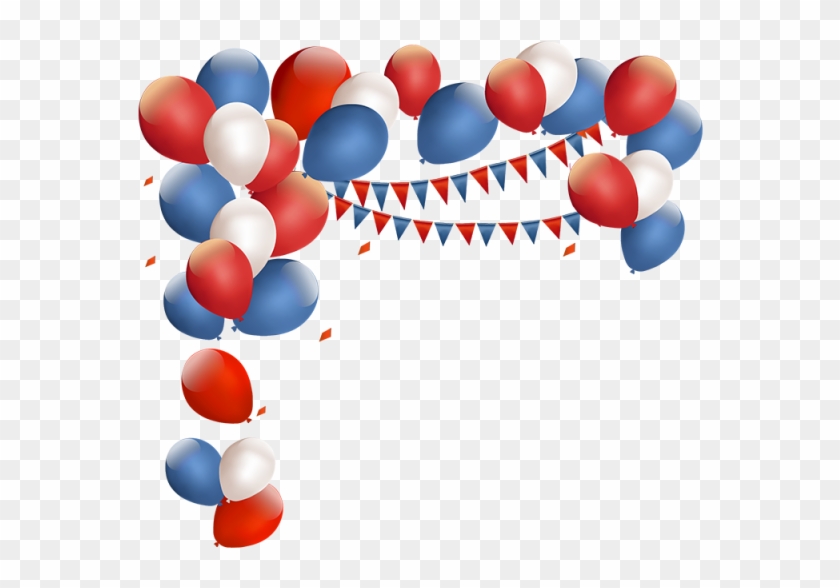 Red And Blue Birthday Balloon, Balloon, Red, Birthday - Шарики Красные И Синие #781612