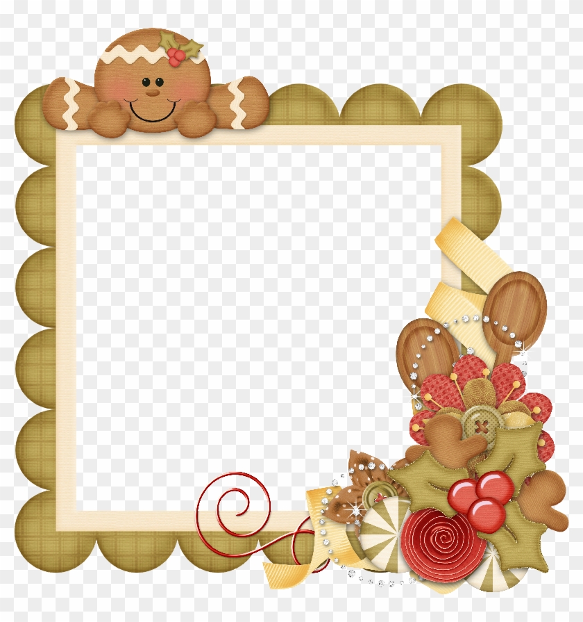 Gingerbread House Border Clipart - Gingerbread Frames #781776