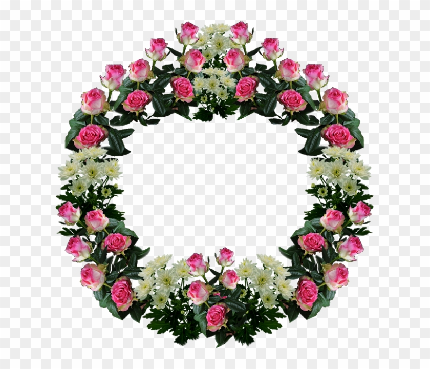 Garden Roses Wreath Ascension Of Jesus Christmas Candlemas - Garden Roses Wreath Ascension Of Jesus Christmas Candlemas #781854