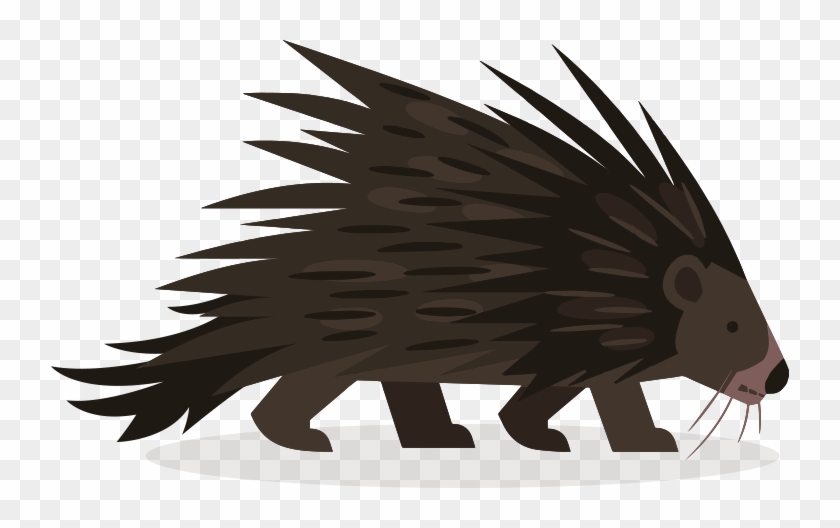 Bobcat - Porcupine Clipart #781850