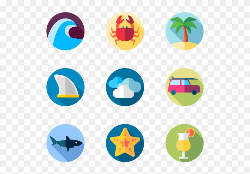 Surf - Flat Icons #781943