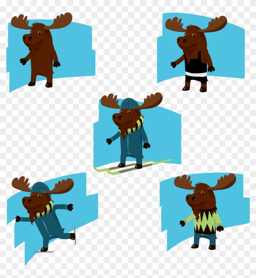 How To Banff Moose - Cartoon #781956