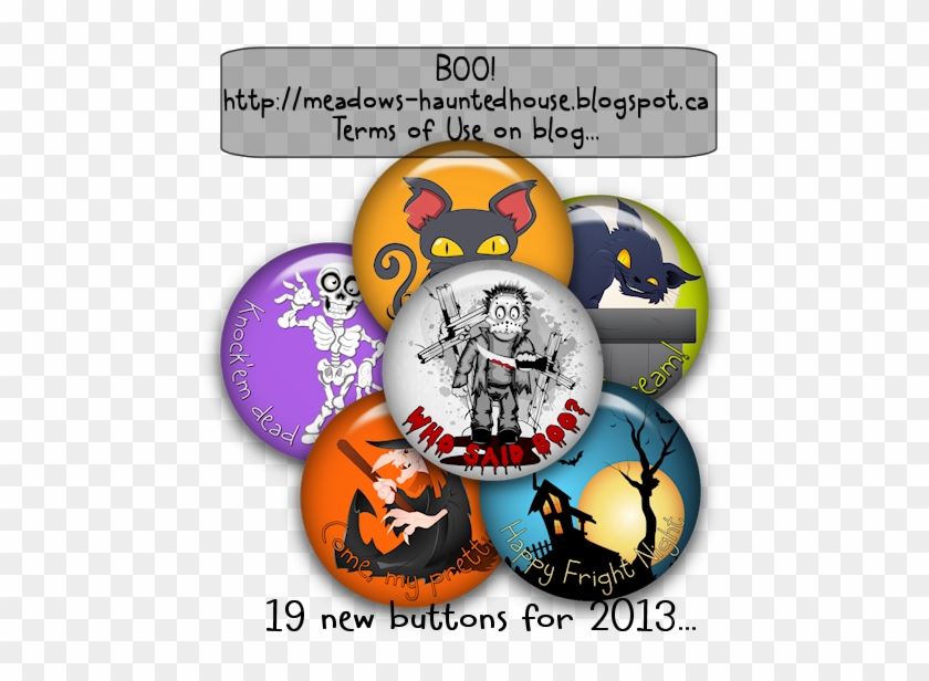 Halloween Buttons 2013 Ready For Download - Lebhaftes Halloween-skelett Mousepads #782006